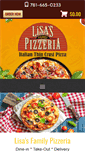 Mobile Screenshot of lisaspizzeriamelrose.com